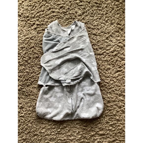 Halo Clouds Newborn Sleepsack Swaddle 3-Way Adjustable Wearable Blanket Tog 0-3M - Picture 2 of 10